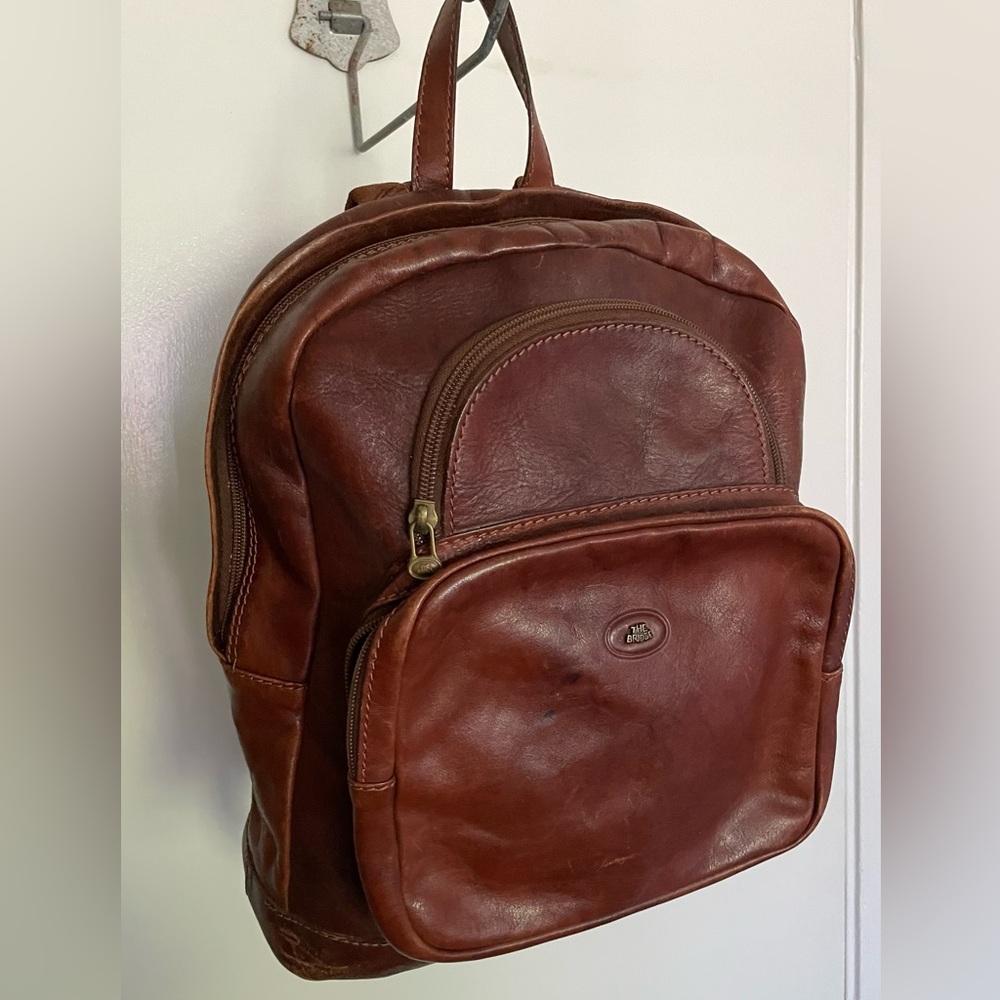 The Bridge Brown Leather Backpack